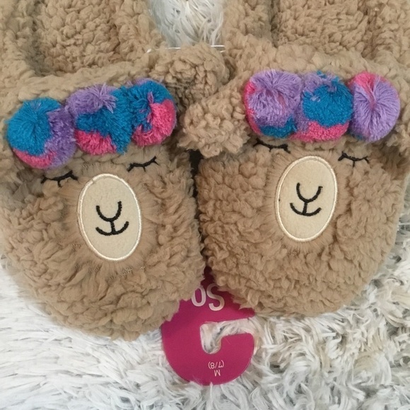 So Llama slippers size medium 7/8  NWT - Picture 3 of 11